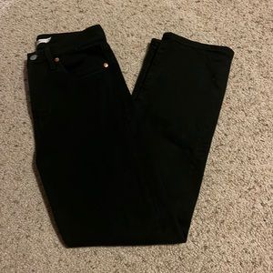 LEVI’S- black straight leg jeans